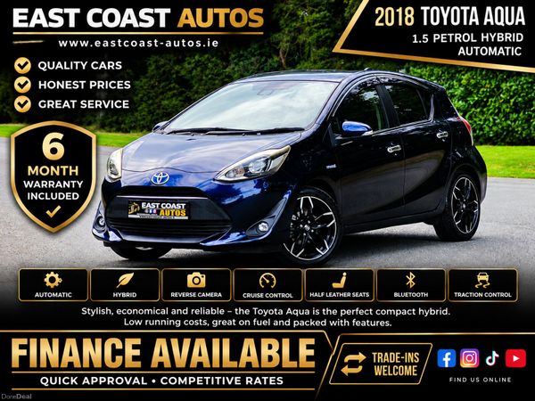 Toyota Aqua Hatchback, Petrol Hybrid, 2018, Silver