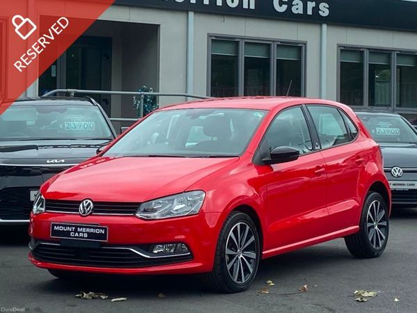 Volkswagen Polo Hatchback, Petrol, 2017, Red