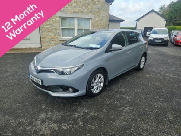 Toyota Auris Hatchback, Petrol Hybrid, 2018, Grey