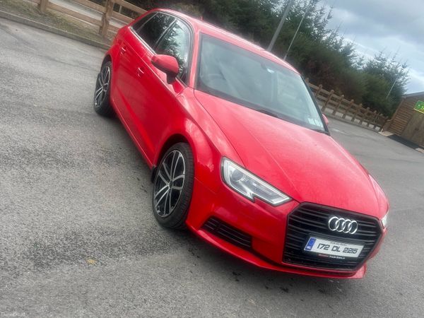 Audi A3 Hatchback, Diesel, 2017, Red
