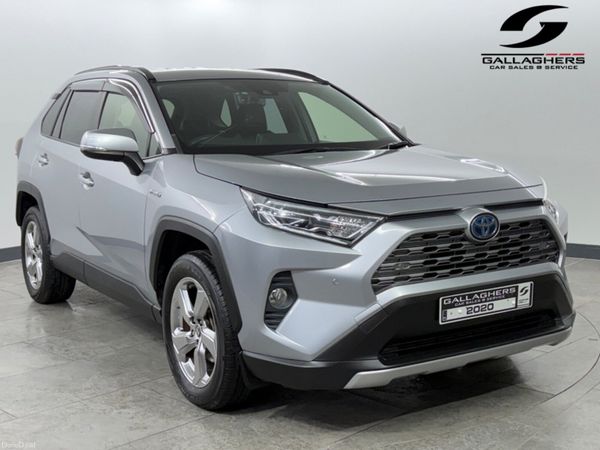 Toyota RAV4 SUV, Petrol Hybrid, 2020, Silver