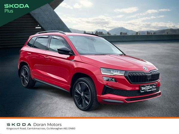 Skoda Karoq SUV, Diesel, 2024, Red