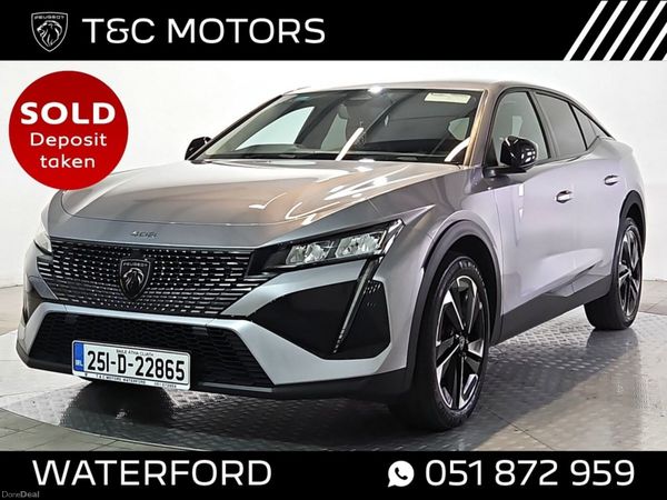 Peugeot 408 Hatchback, Petrol, 2025, Grey