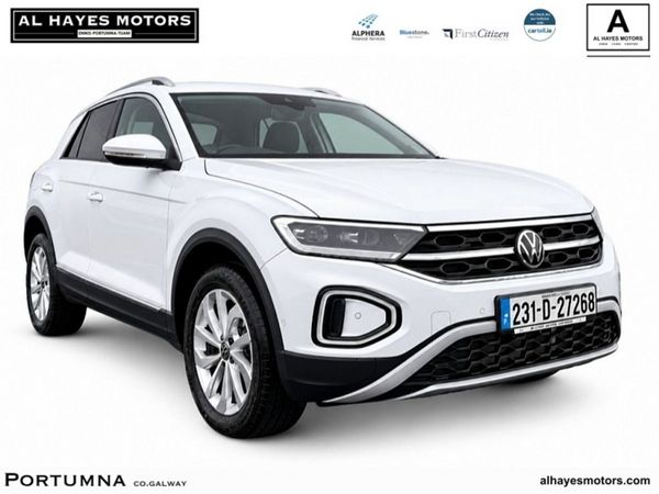 Volkswagen T-Roc SUV, Petrol, 2023, White