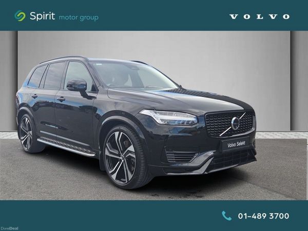 Volvo XC90 SUV, Petrol Plug-in Hybrid, 2024, Black