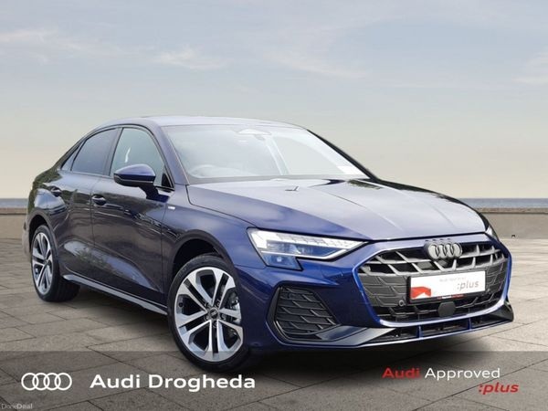 Audi A3 Saloon, Petrol, 2026, Blue