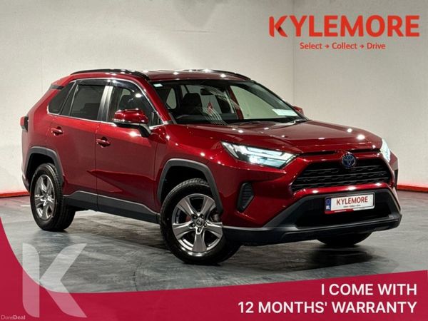 Toyota RAV4 SUV, Petrol Hybrid, 2023, Red