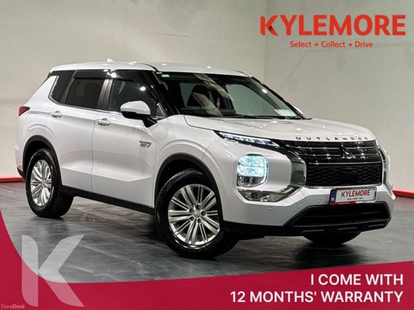 Mitsubishi Outlander SUV, Petrol Plug-in Hybrid, 2022, White