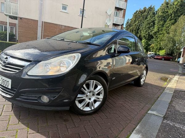 Opel Corsa Hatchback, Petrol, 2008, Black