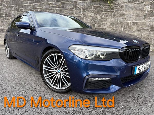BMW 5-Series Saloon, Diesel, 2018, Blue
