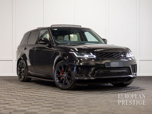 Land Rover Range Rover Sport SUV, Petrol Plug-in Hybrid, 2022, Black