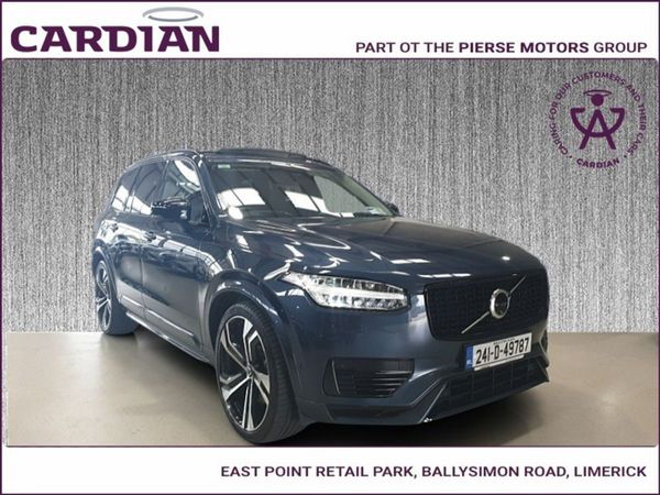 Volvo XC90 SUV, Petrol Plug-in Hybrid, 2024, Blue