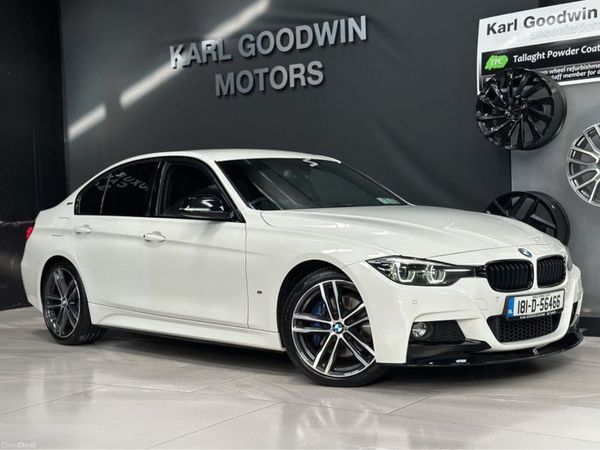 BMW 3-Series Saloon, Petrol Plug-in Hybrid, 2018, White