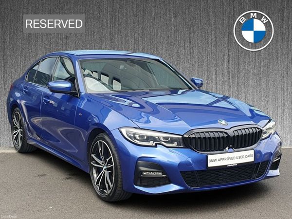 BMW 3-Series Saloon, Petrol Plug-in Hybrid, 2020, Blue