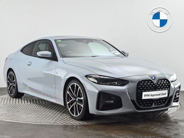 BMW 4-Series Coupe, Diesel Hybrid, 2023, Grey