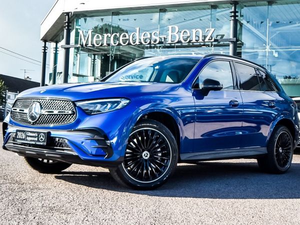 Mercedes-Benz GLC SUV, Petrol Plug-in Hybrid, 2026, Blue