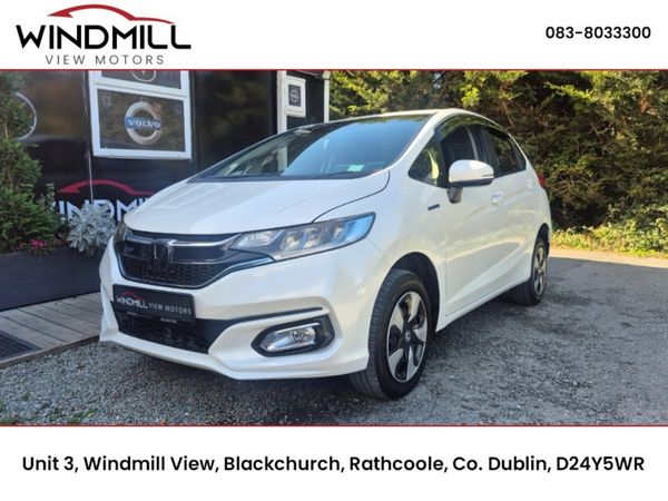 Honda Fit Hatchback, Petrol Hybrid, 2017, White