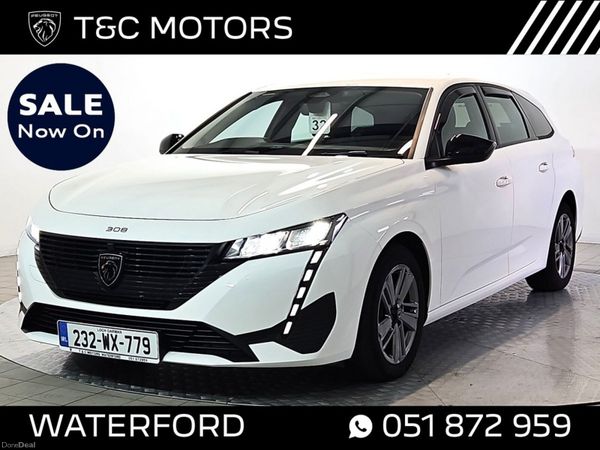 Peugeot 308 Estate, Petrol, 2023, White