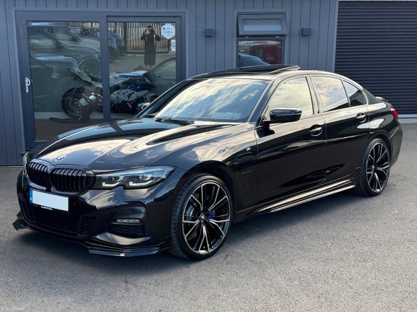 BMW 3-Series Saloon, Petrol Hybrid, 2021, Black