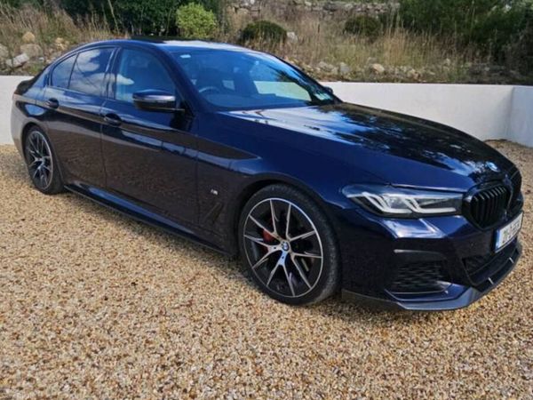 BMW 5-Series Saloon, Diesel, 2021, Blue