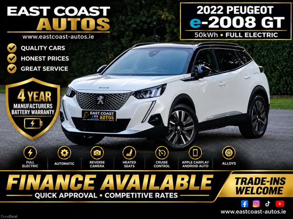 Peugeot 2008 SUV, Electric, 2022, White
