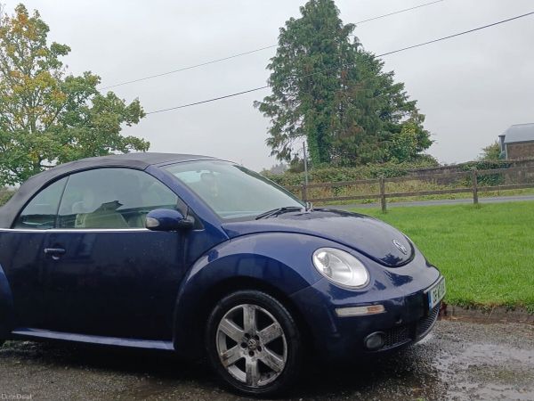 Volkswagen Beetle Convertible, Petrol, 2008, Blue