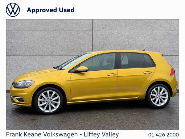 Volkswagen Golf Hatchback, Petrol, 2018, Yellow