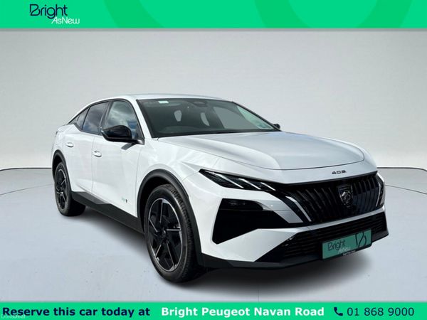Peugeot 408 Hatchback, Electric, 2026, White
