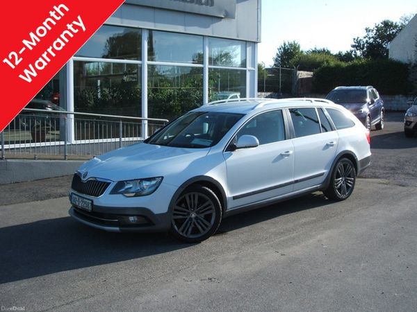 Skoda Superb Estate, Diesel, 2014, White