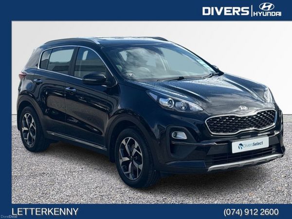 Kia Sportage MPV, Diesel Hybrid, 2021, Black