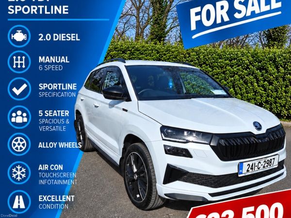 Skoda Karoq Estate/Jeep, Diesel, 2024, White