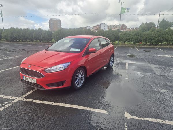 Ford Focus Hatchback, Diesel, 2018, Red