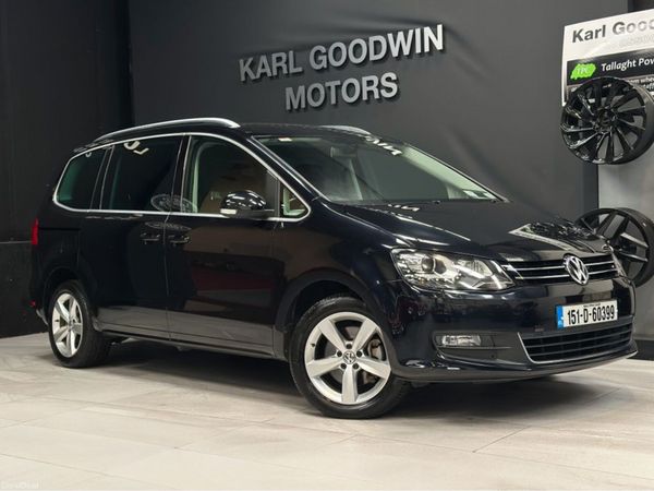 Volkswagen Sharan MPV, Petrol, 2015, Black