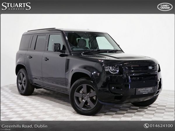 Land Rover Defender Estate, Petrol Plug-in Hybrid, 2025, Black