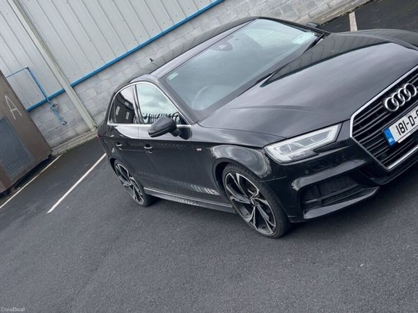 Audi A3 Saloon, Petrol, 2018, Black