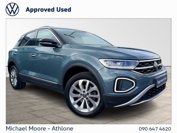 Volkswagen T-Roc SUV, Petrol, 2023, Blue