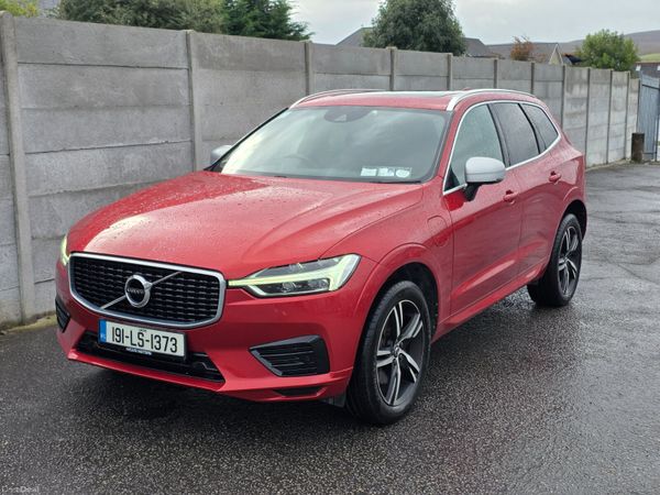 Volvo XC60 SUV, Petrol Plug-in Hybrid, 2019, Red