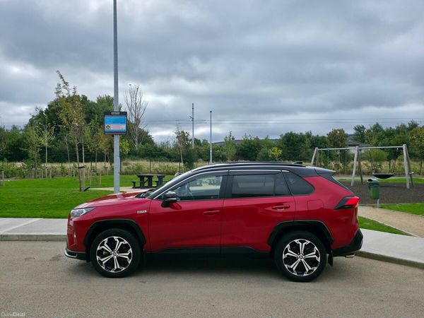 Toyota RAV4 SUV, Petrol Plug-in Hybrid, 2021, Red