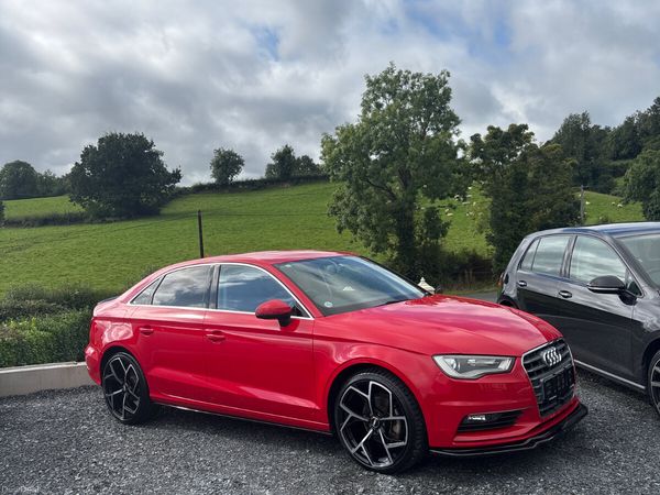 Audi A3 Saloon, Petrol, 2015, Red