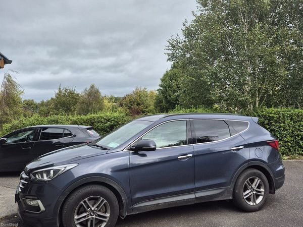 Hyundai Santa Fe SUV, Diesel, 2017, Blue
