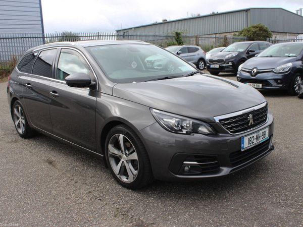 Peugeot 308 Estate, Diesel, 2018, Grey
