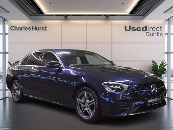 Mercedes-Benz E-Class Saloon, Petrol Plug-in Hybrid, 2022, Blue