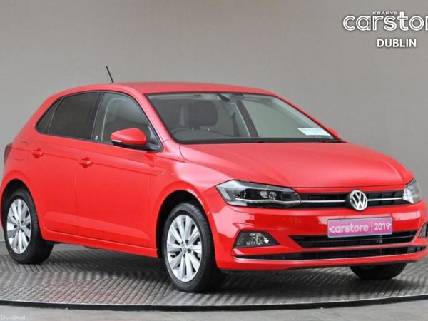 Volkswagen Polo Hatchback, Petrol, 2019, Red