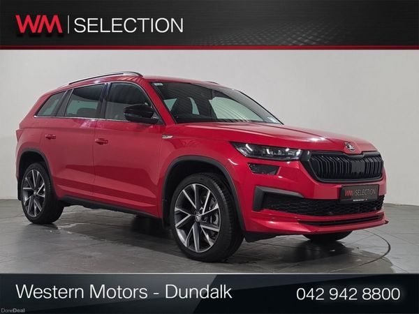 Skoda Kodiaq SUV, Diesel, 2024, Red