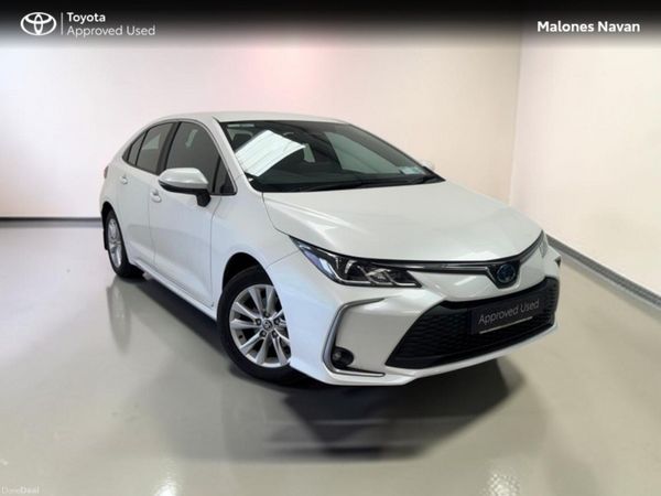 Toyota Corolla Saloon, Petrol Hybrid, 2024, White