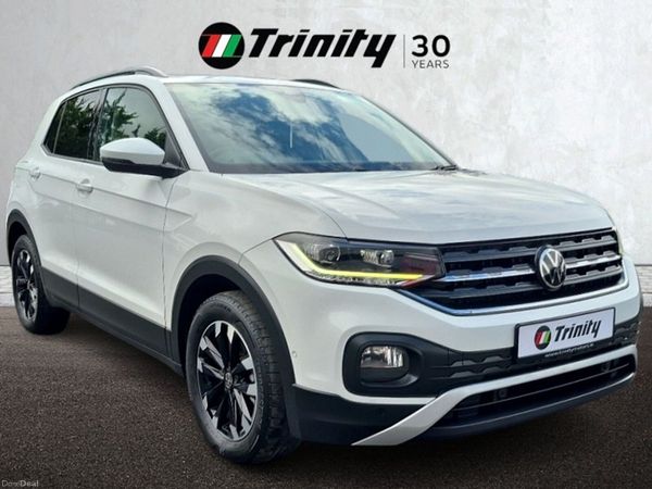Volkswagen T-Cross SUV, Petrol, 2021, White