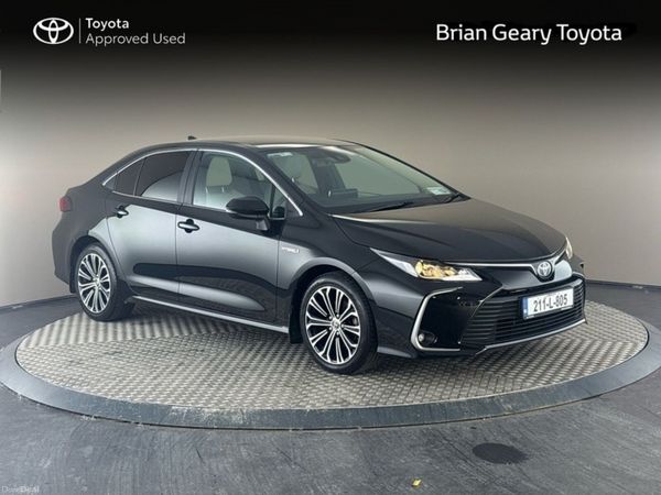 Toyota Corolla Saloon, Petrol Hybrid, 2021, Black