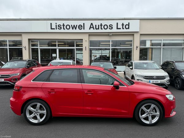 Audi A3 Hatchback, Petrol, 2017, Red