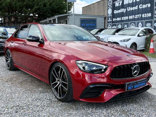 Mercedes-Benz E-Class Saloon, Diesel Plug-in Hybrid, 2022, Red