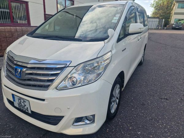 Toyota Alphard MPV, Petrol Hybrid, 2012, White